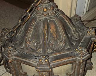 Love this Antique Chandelier we found in Attic 