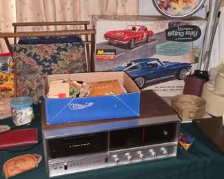 8 Track Player - Sewing Basket- 