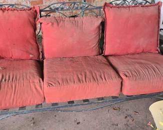 Outdoor Iron Couch