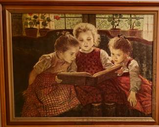 Vintage Child Picture - I will have to double check if it's a painting