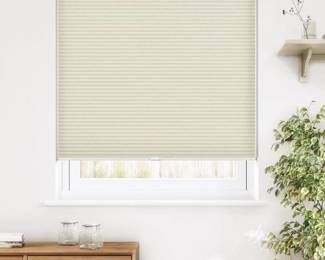 LazBlinds Cordless Cellular Shades, 34 W x 48 Inches H, Cream