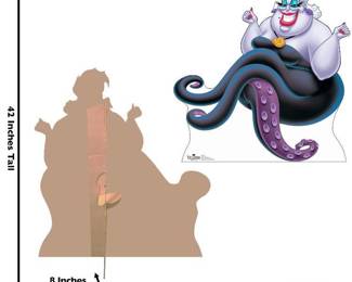 Cardboard People Ursula Life Size Cardboard Cutout Standup - Disney Villains