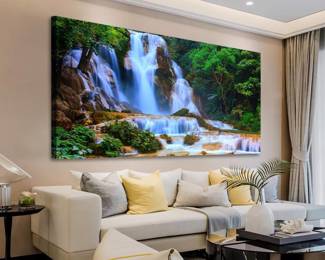 arteWOODS Waterfall Wall Art 24 x 48 Inches - Retail: $86.99