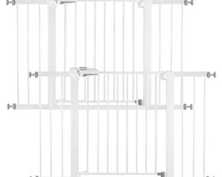 Babelio Baby Gate, 29-48 Inch, 2 Pack White