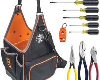 Klein Tools 80127 Tool Bag Kit features Tradesman Pro Tool Tote