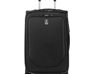Travelpro Crew Classic Lightweight Softside Expandable Carry on Luggage, Black - Retail: $226.05