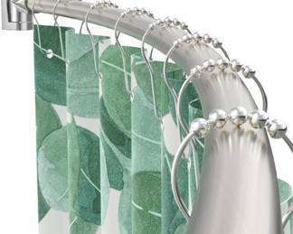 PrettyHome Adjustable Arched Curved Shower Curtain Rod, 38-72 Inch