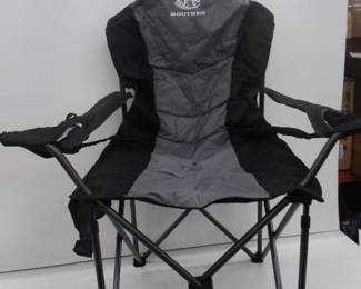 Mouthen Camping Folding Chair, Black
