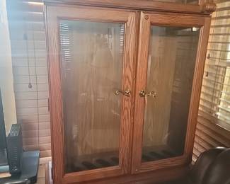 Large Gun Cabinet with two drawers
