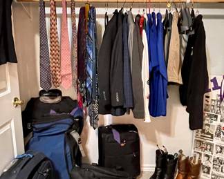 MEN’S SUITS, COWBOY BOOTS, LUGGAGE