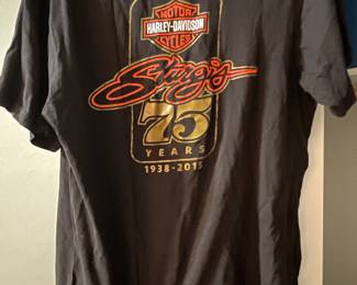 75 YEAR STURGIS HARLEY T SHIRT