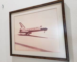 COLUMBIA FRAMED PHOTO