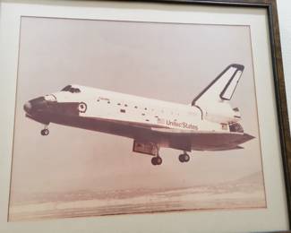 COLUMBIA FRAMED PHOTO