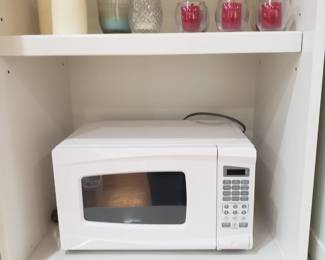 MICROWAVE AND CANDLES