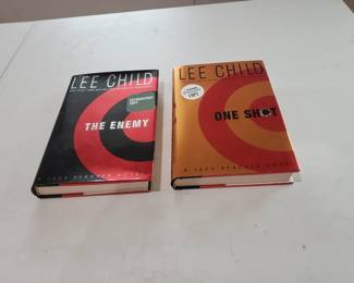 LEE CHILD SIGNED AUTOGRAPHED BOOKS