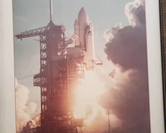 COLUMBIA FRAMED PHOTO