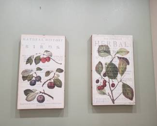 PAIR OF FRAMED CANVAS PRINTS