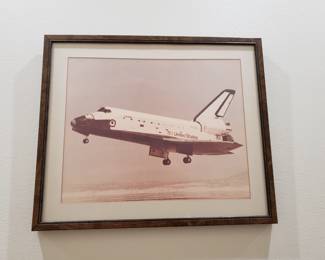 COLUMBIA FRAMED PHOTO