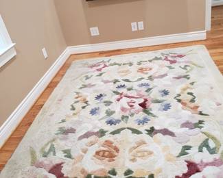 WOOL RUG HAND DYED, MADE IN ALASKA