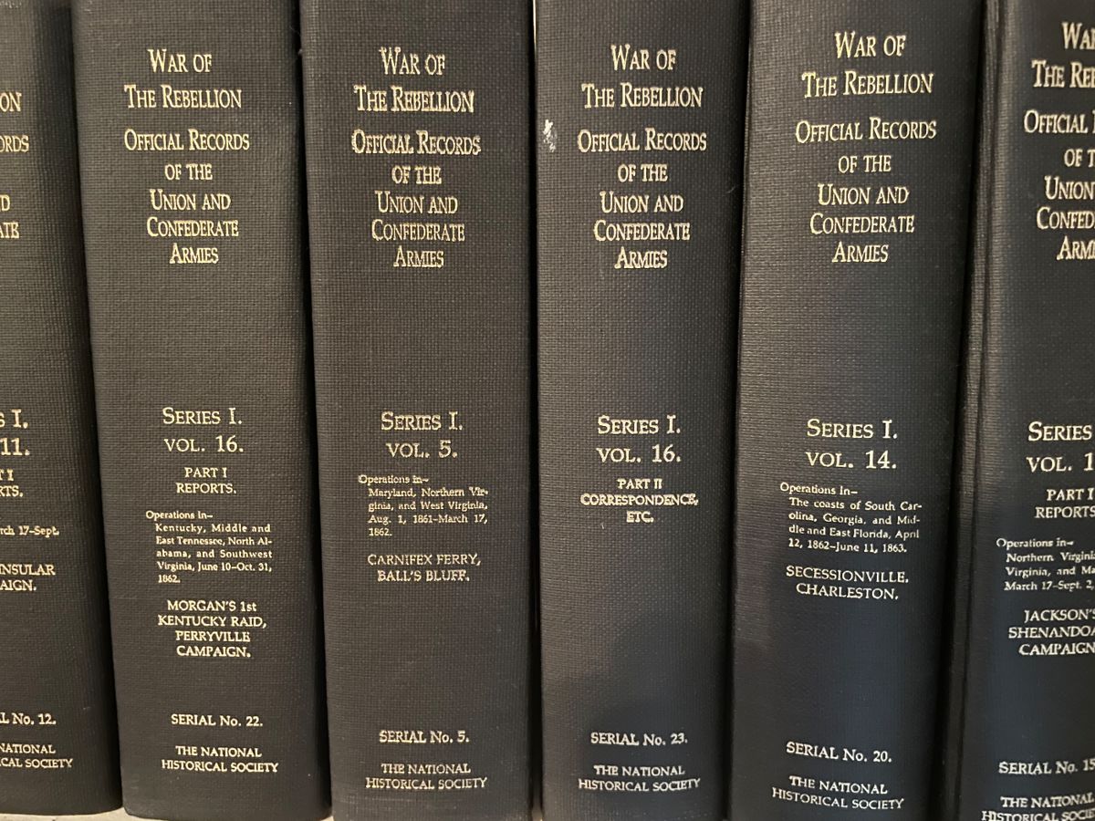 Set of the War of The Rebellion Official Records of the Union and Confederate Armies