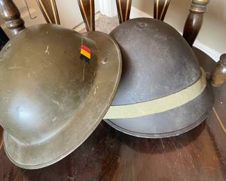 Military helmet collection 
