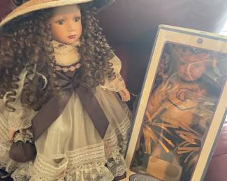 Porcelain doll collection