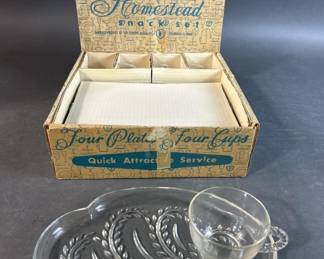 Lot 18 || Vintage Homestead 8pc Serving Snack Set