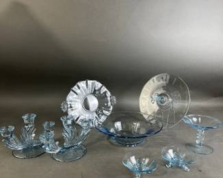 Lot 67 || Fostoria Fairfax Baroque Serving Dishes & More