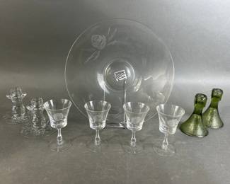 Lot 95 || Vintage Fostoria Woodland Green & More