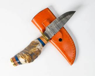 Lot 103c || Handmade Damascus Steel Knife
