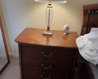 One of two nightstands 