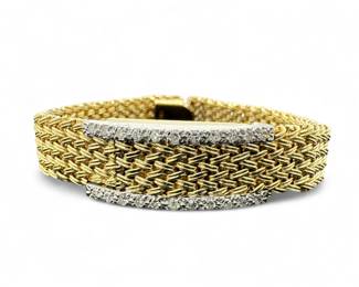 14K Yellow Gold & Diamond Ebel Wrist Watch