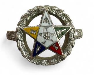 Order of The Eastern Star 14K Gold Ring