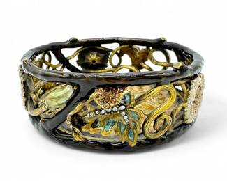 Jay Strongwater Enameled Wine Coaster