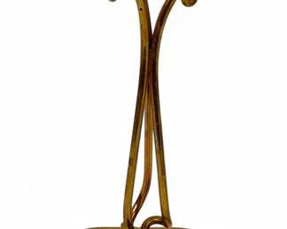 Joe Spoon Brass Art Sculpture Candleholder