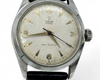 Tudor Oyster Rose Stainless Steel Watch