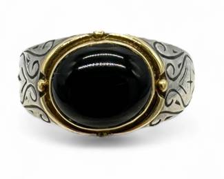Konstantino 18K Gold & Sterling Onyx Ring