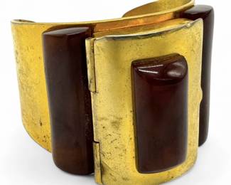 Vintage French Bakelite Make-Up Cuff
