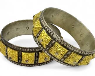 (2) Rare Morocco Of Old Mounida Bracelets
