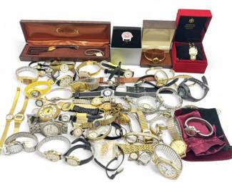 Very Large Lot of Watches & Watch Parts