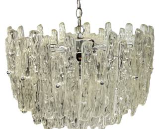 Mid-Century Modern Lucite Kalmar Ice Chandelier