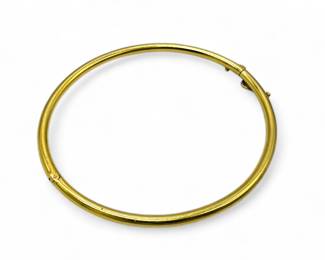 14K Yellow Gold Bangle Bracelet