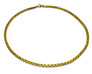 14K Yellow Gold 16" Wheat Necklace