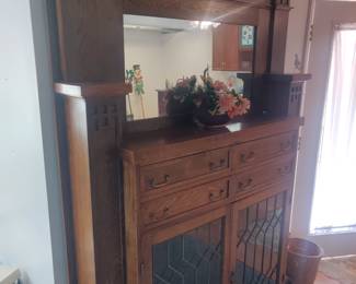 Fabulous craftsman-style cabinet