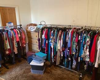 Hundreds of ladies garments most new with tags