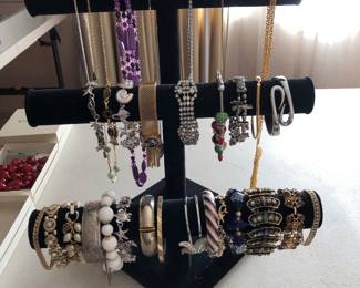 Vintage and recent bracelets
