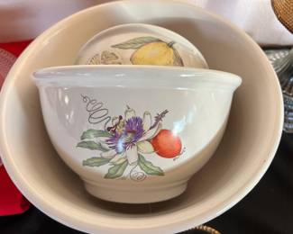 Bia Cordon Bleu "Flowering Fruit" Nesting Mixing Bowls  – Set of 3 