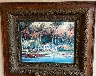 Framed Tropical Print