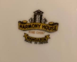 Harmony House Fine China "Mandarin" Dinnerware Set