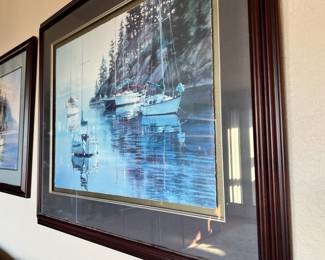 Framed & Matted Print "Tranquility" by Kiff Holland